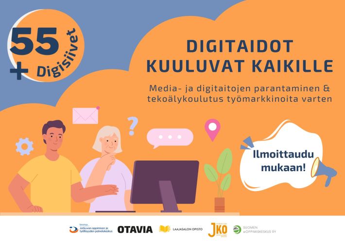 Digisiivet 55+ – Syksyn ilmoittautuminen avoinna!